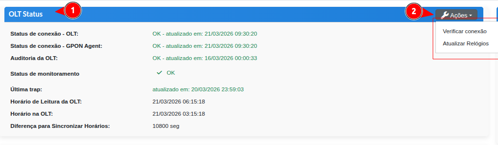 OLT Status
